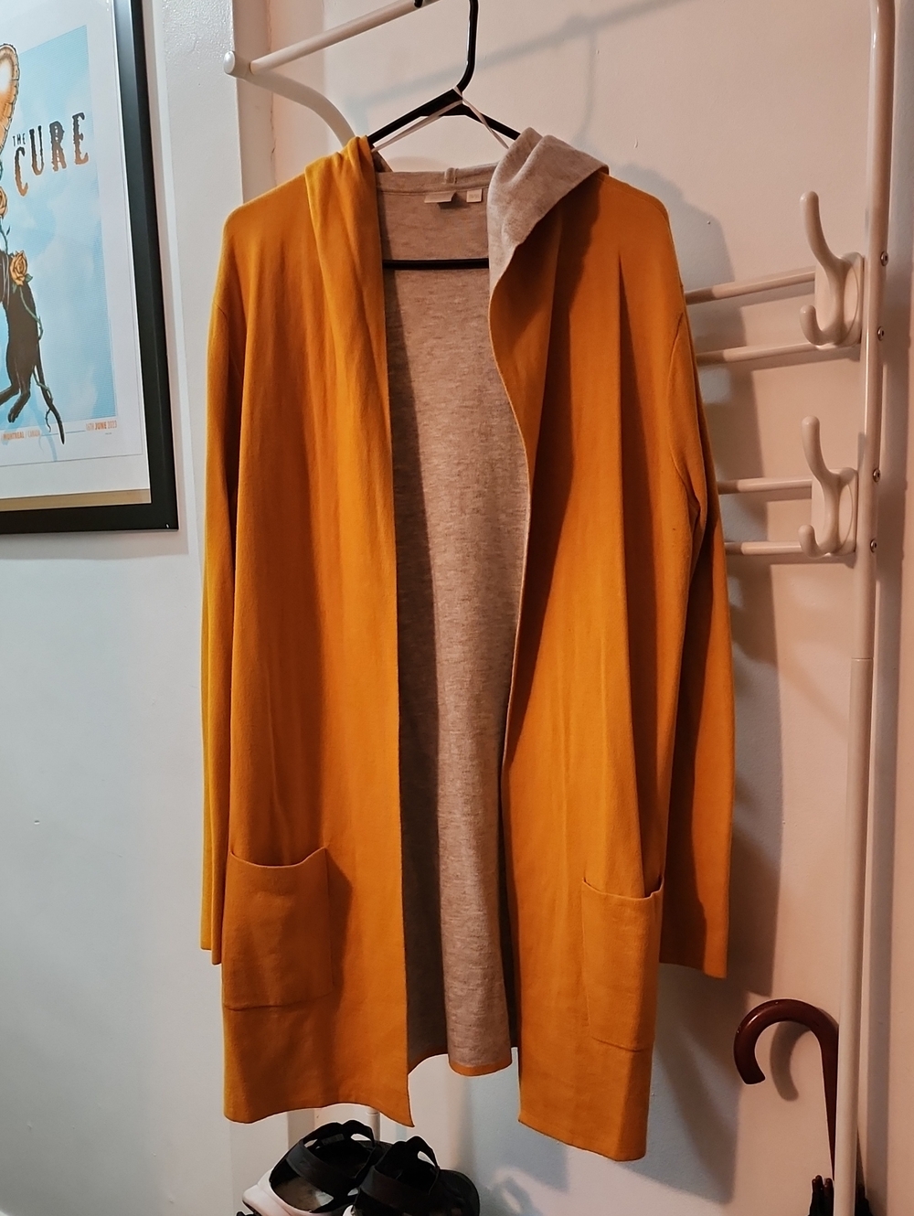twik Heather Taupe Ribbed Crewneck Top